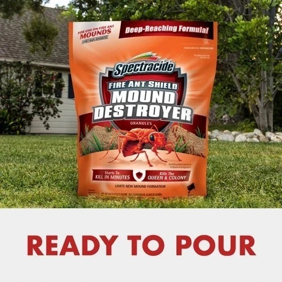 Spectracide Fire Ant Shield Mound Destroyer Granules 3.5 lb Ant Killer
