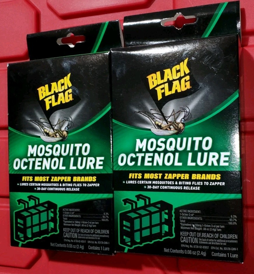 4 PACK – BLACK FLAG MOSQUITO OCTENOL LURES – BZ-OCT1 – FITZ MOST ZAPPER BRANDS
