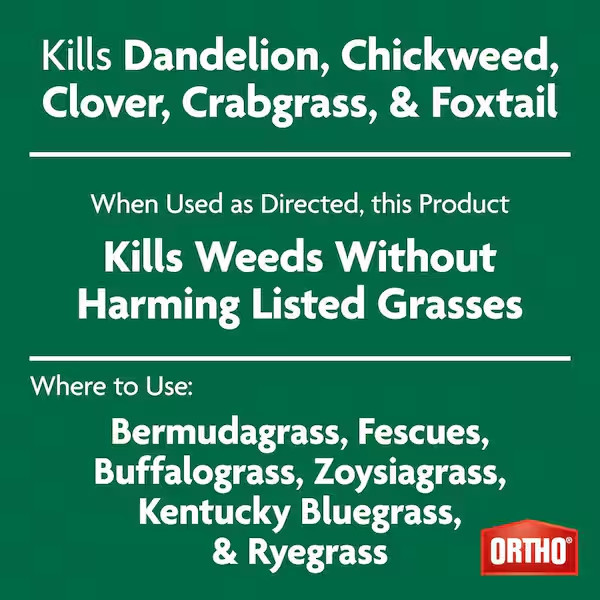Ortho Weed B-gon Lawn Weed Killer Won’t Harm The Lawn with Trigger Sprayer 1 Gal