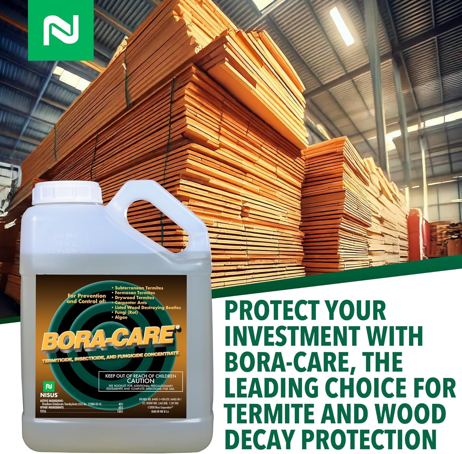 Bora-Care Termite Control BoraCare Termiticide & Borate Fungicide – 1 Gallon