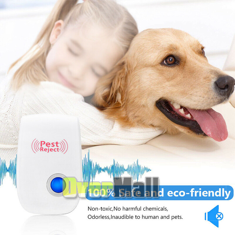 1-10X Ultrasonic Pest Repeller Electronic Indoor Plug in for Insects, Pest Contr