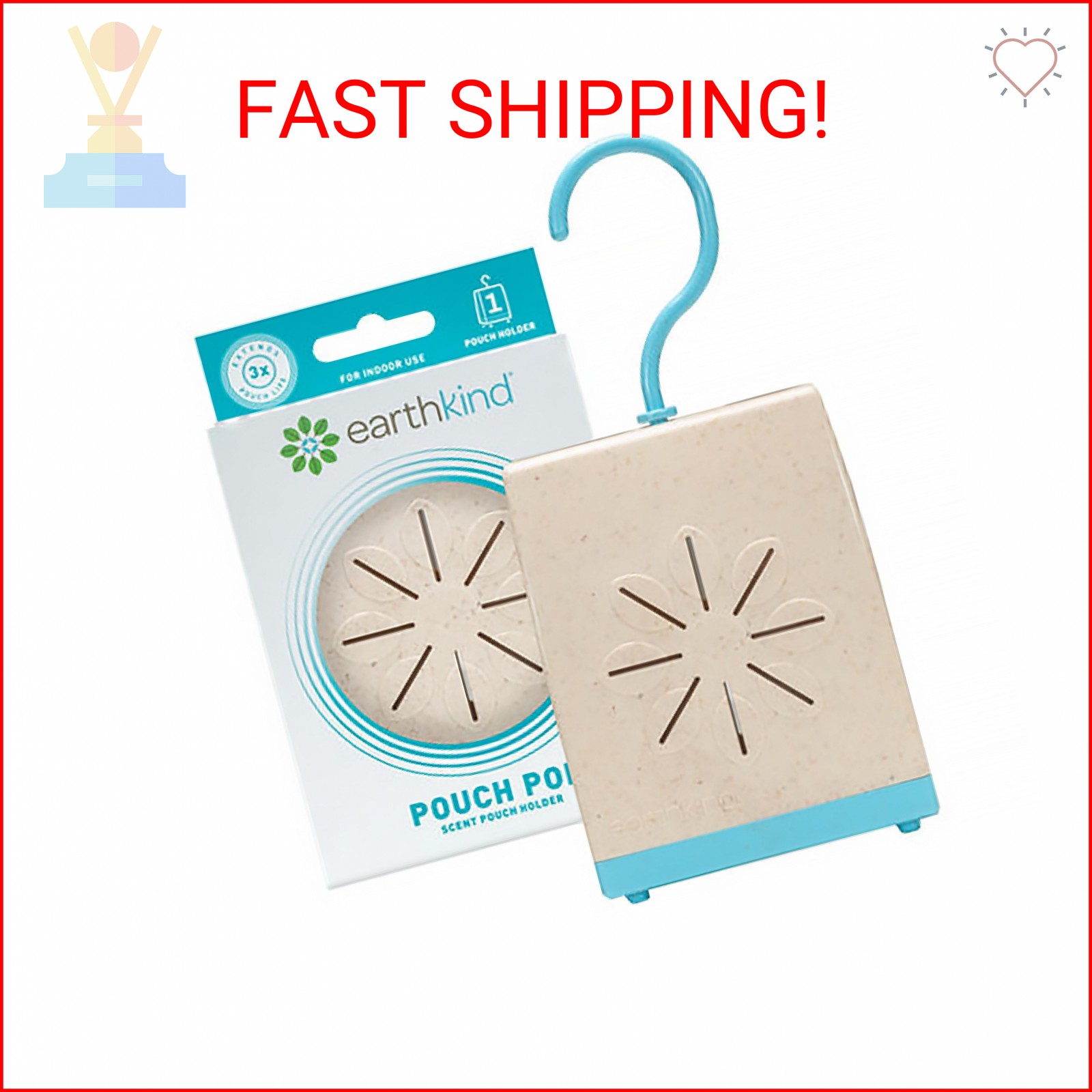 Stay Away EarthKind Pouch Pod – Protective Case for Pest Repellent Sachets – Ext