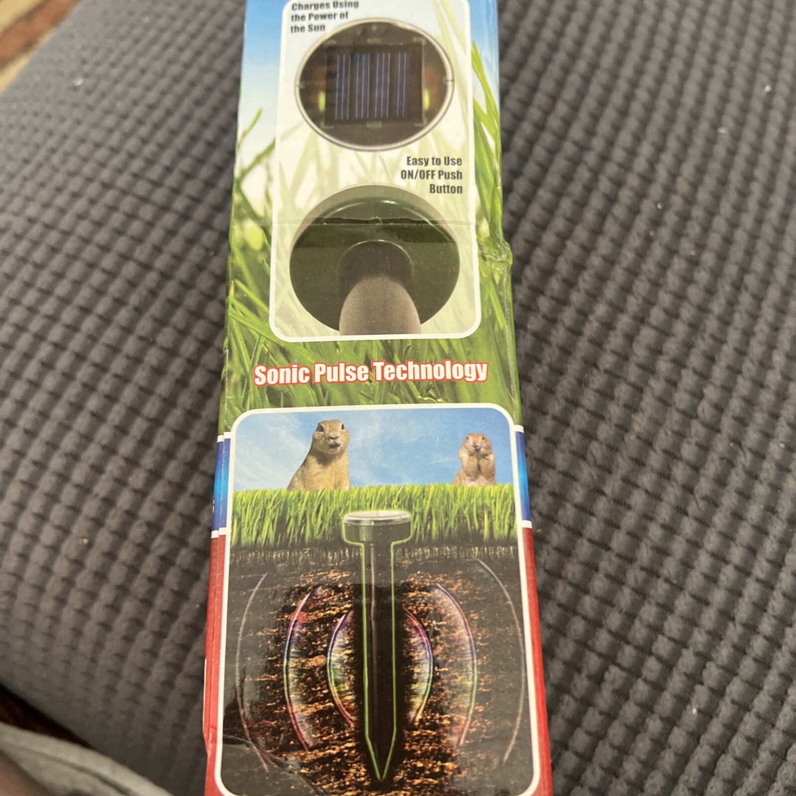 1-PCS Solar Power Ultrasonic Sonic Mouse Mole Pest Rodent Repeller Repellent