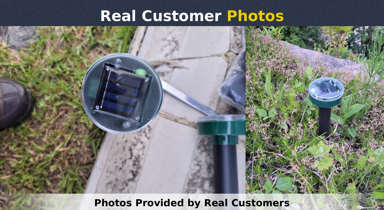 4 PCS Solar Power Ultrasonic Repellent Mice Gopher Mole Snake Squirrel Repeller