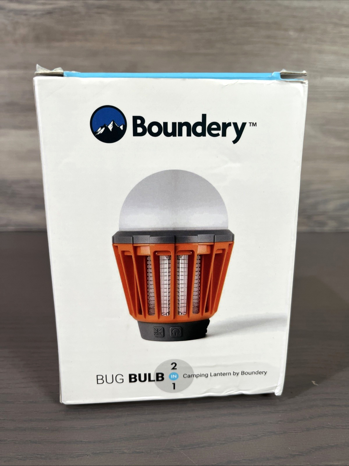Boundery Bug Bulb 2 in 1 Camping Lantern Electric Bug Zapper Light Bulb NIOB