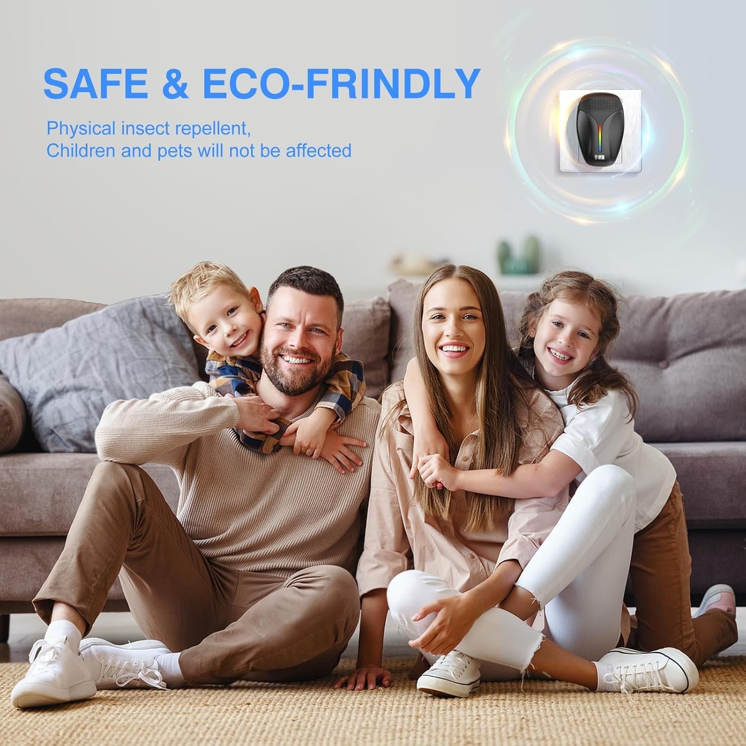 Upgraded Ultrasonic Repeller & Insect Indoor Repeller,Ultrasonic and Repellen…