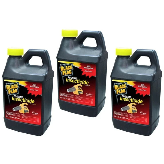 Black Flag Fogging Insecticide Ready-To-Use 5000 sq-ft Coverage Area 64oz 3Pack