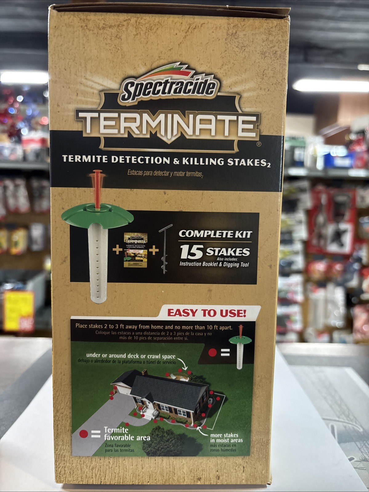 Spectracide HG-96115 7″ Terminate Termite Killing & Detection Stakes (15 Count)