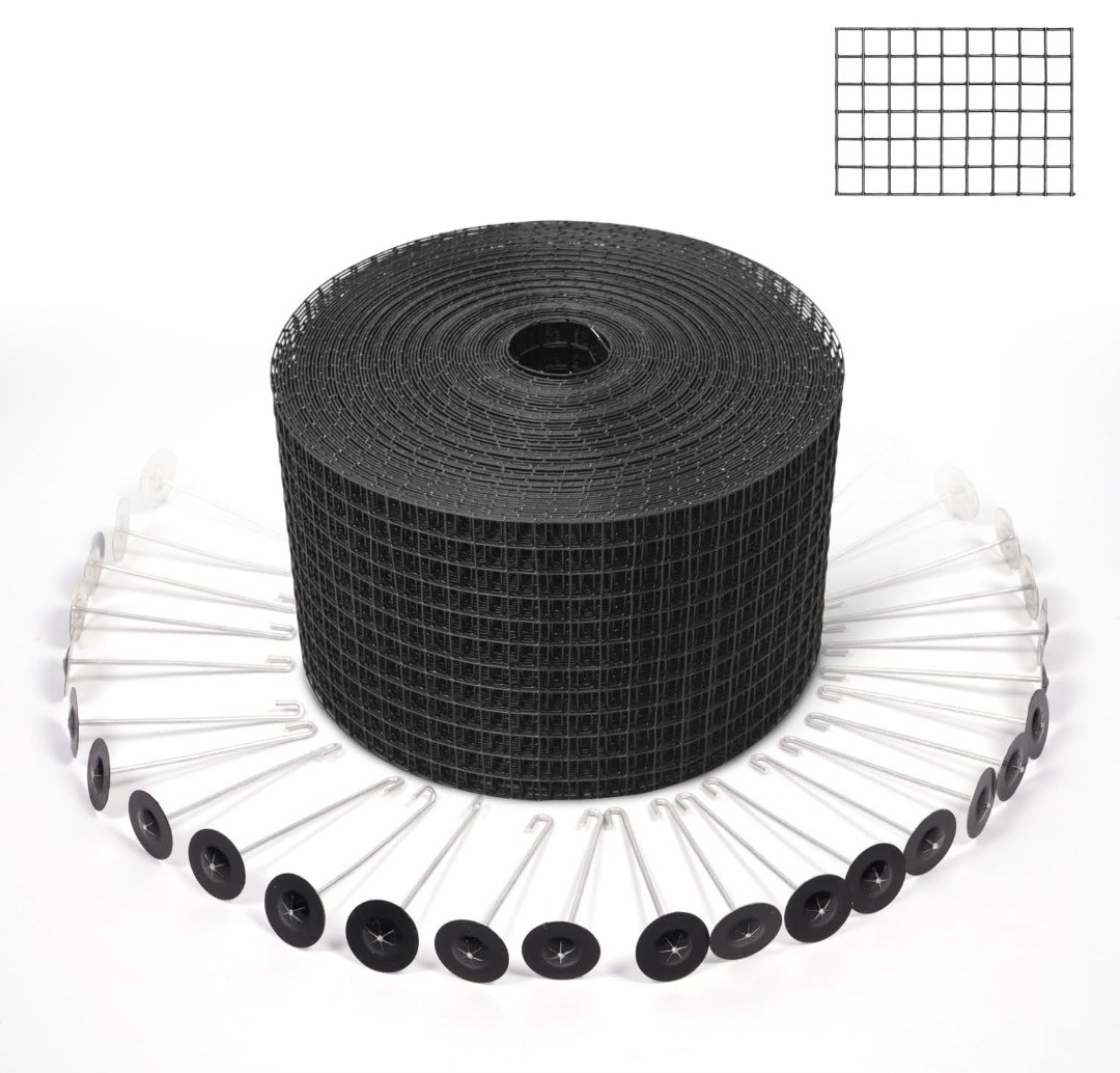 Flybold 6in X 100ft Wire Mesh Bird Critter Guard for Solar Roof Panels – PVC & –