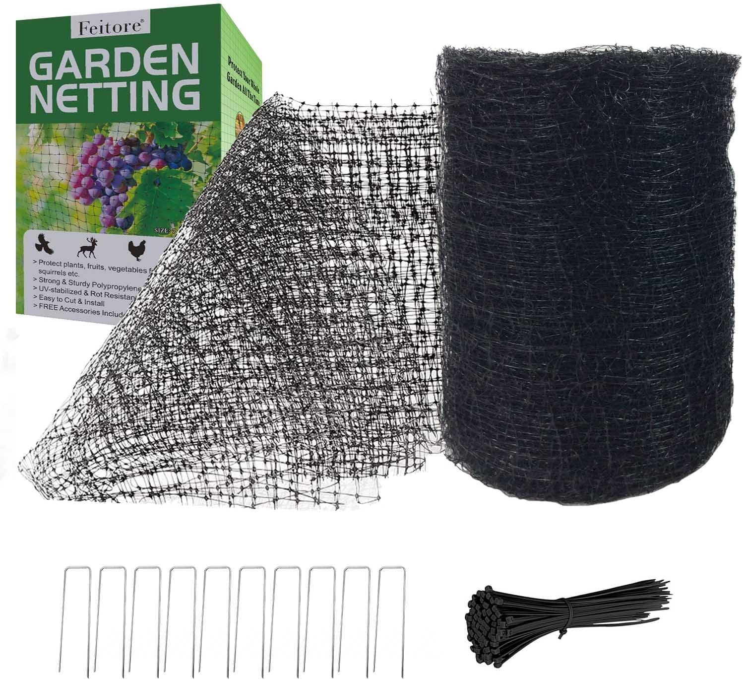 7x100ft Deer Fence Netting – Heavy Duty Polypropylene Garden Protection Net