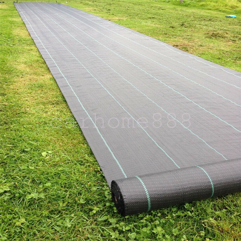 4FT×300FT/600FT Weed Barrier Fabric Landscape Weed Blocker Fabric Heavy Duty 3.2