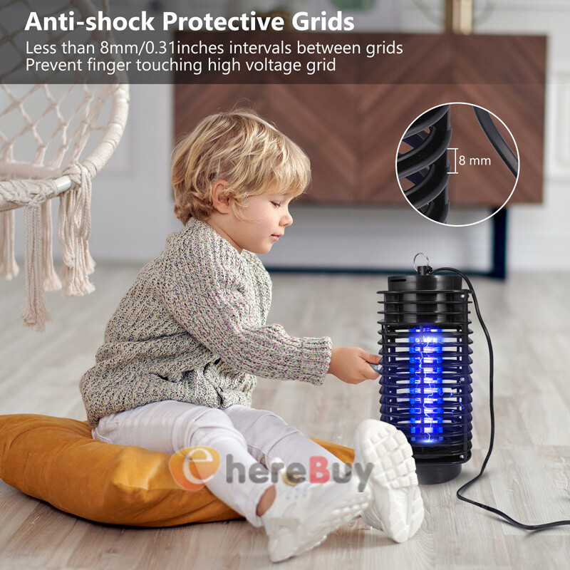 Mosquito Killer Lamp Electric US-Plug Zapper Bug Fly Insect Trap UV Light