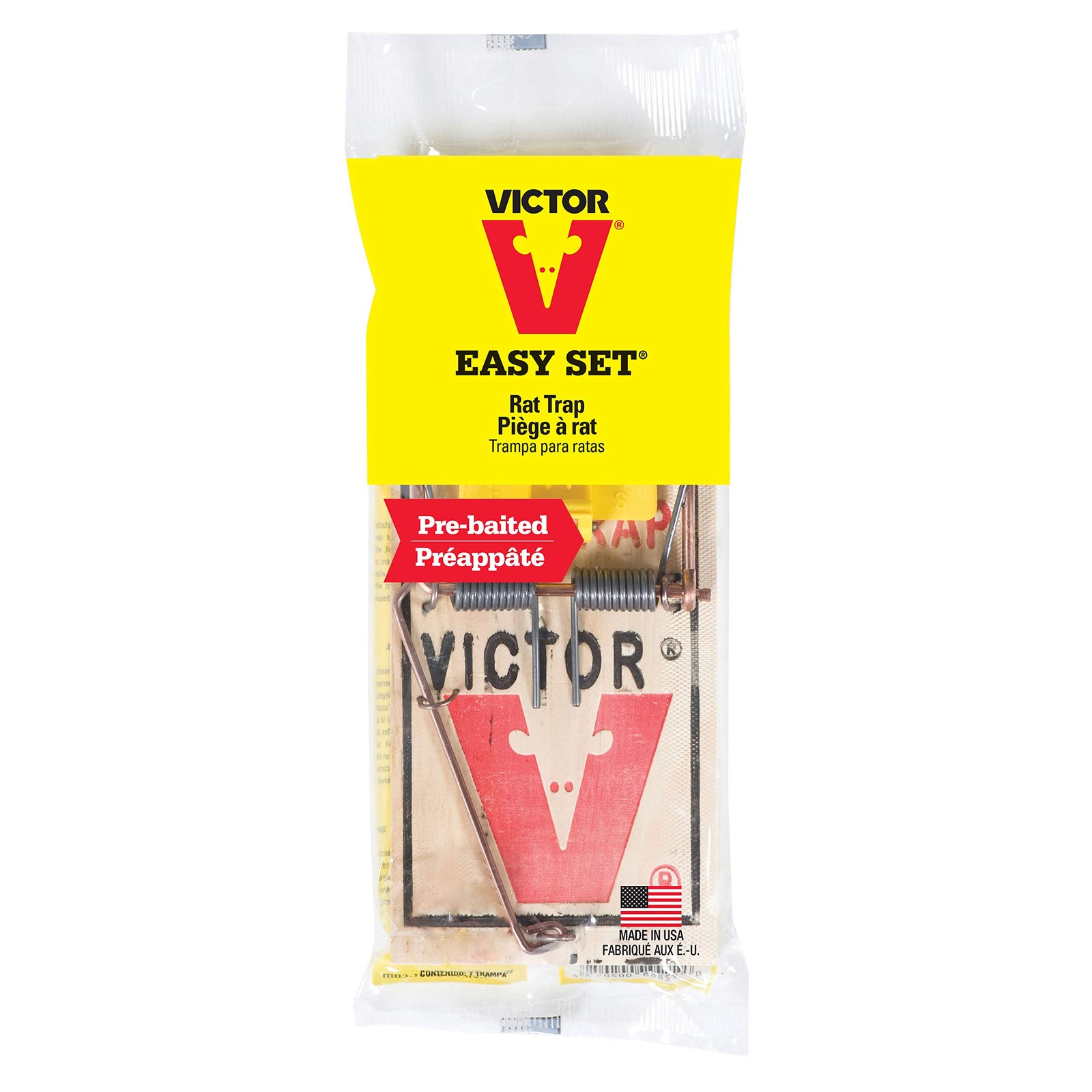 Natural Yellow Rat Trap Pest Control Device Easy Set Design Quick Effective Use