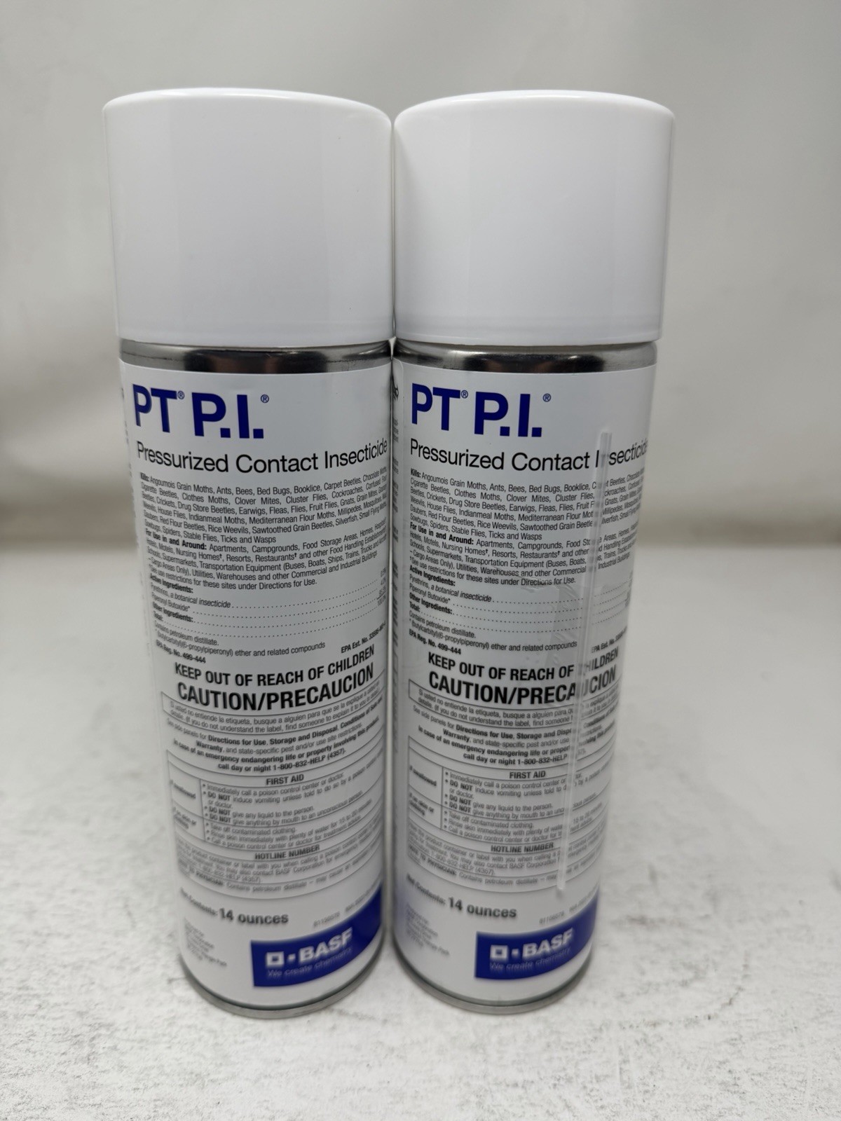 PT P.I. Pressurized Contact Insecticide 14 oz Can by BASF ( 2 pack )