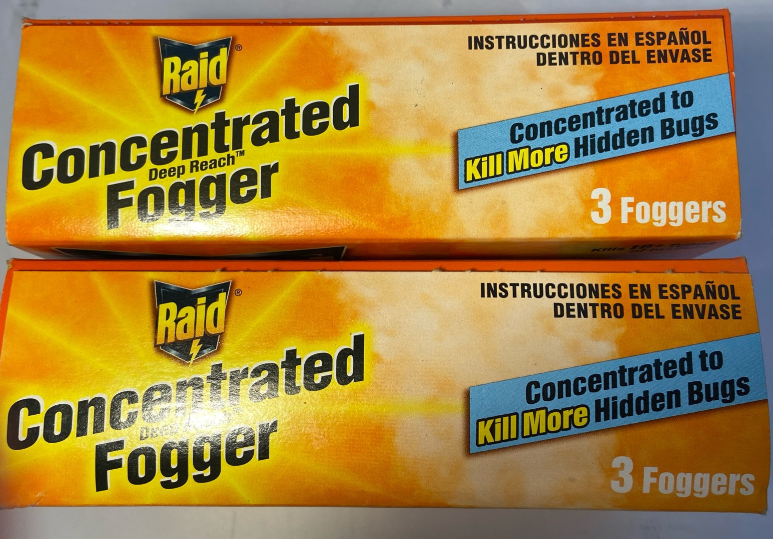 Raid® Concentrated Deep Reach Pest Killer, Fogger for Roaches 1.5 fl oz, 6 Cans