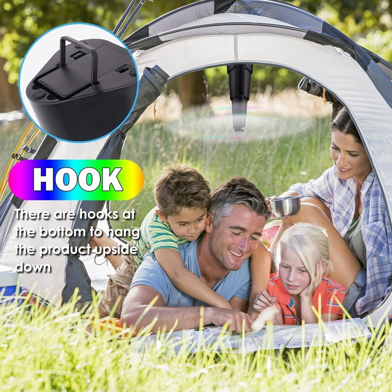 Fly Fans for Tables Pack of 4 Battery Powered
