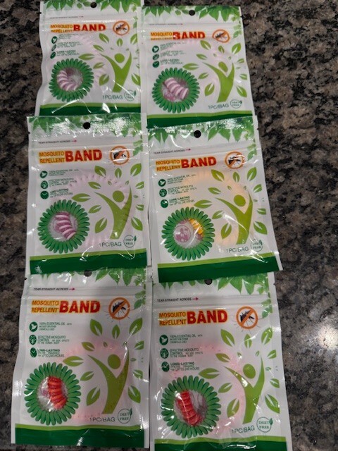 10 Pack Anti Bug Insect Pest Repellent Bracelet Wrist Band Natural Protection US