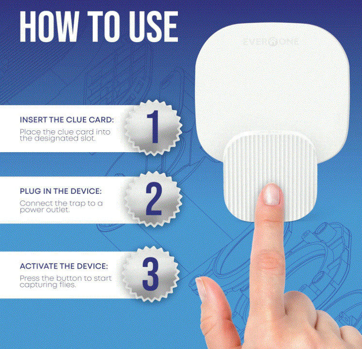 Bug Catcher and Mosquito Killer – Sticky Trap for Flies, Gnats, Fruit Flies