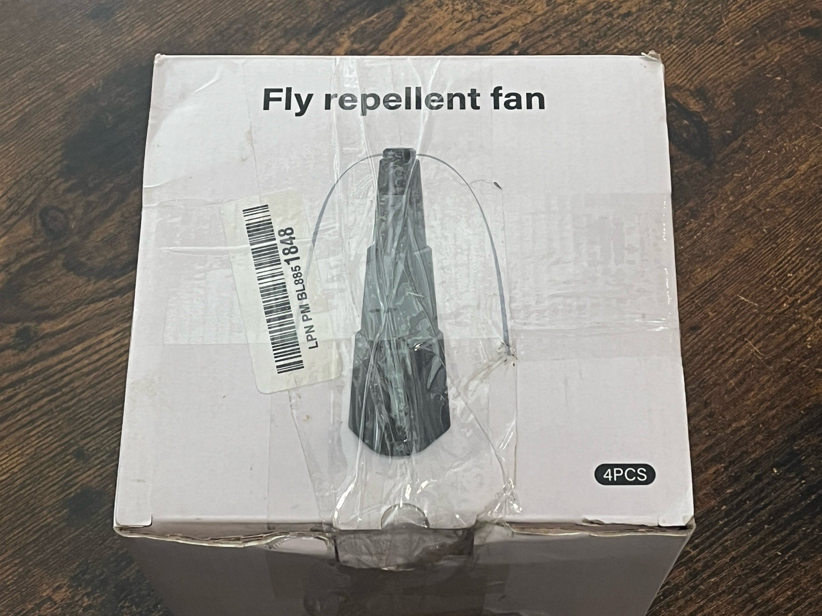 4 Packs Outdoor Fly Repellent Fan Bug Deterrent Fans for Table Party BBQ Picnic