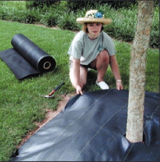 PAKGLOBAL TREE AND SHRUB MAT CIRCLE 32″ PACK OF 3 STOP WEEDS WITHOUT CHEMICALS