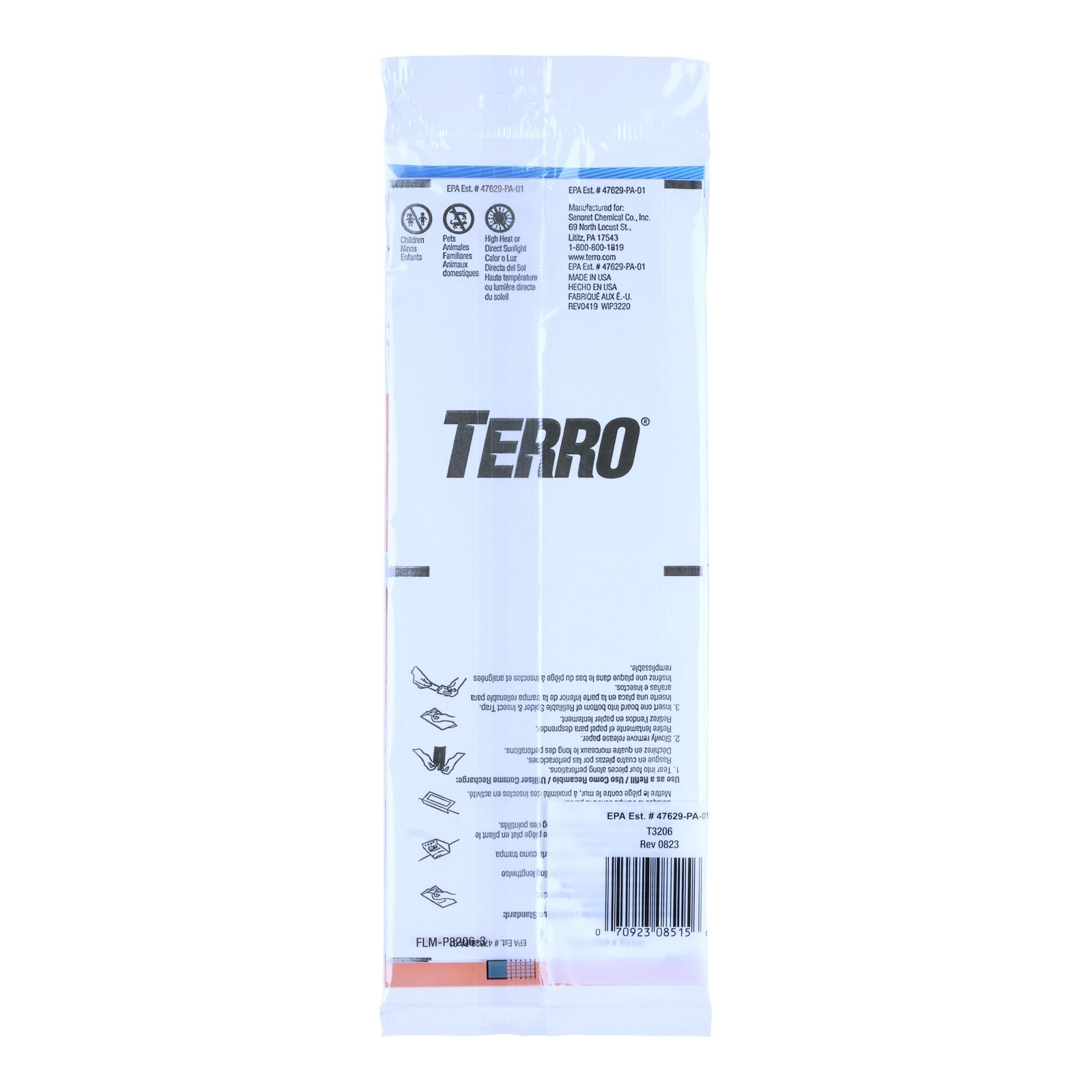 TERRO Indoor Spider Insect Glue Trap 4 Pack Bug Catcher Traps