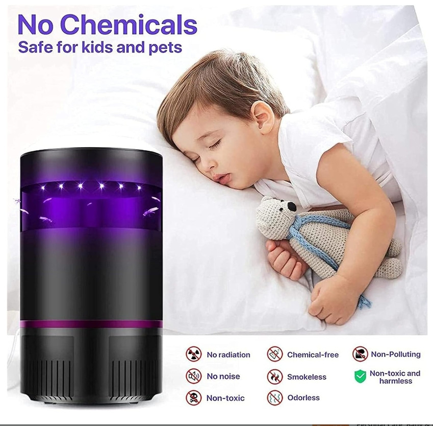 Electric UV Mosquito Killer Lamp Outdoor/Indoor Fly Bug Insect Zapper Trap USB
