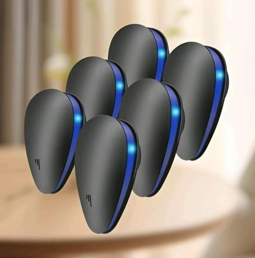 6pcs Electronic Pest Repeller Plug In Ultrasonic and Sonic Reject Bats Mouse Rat