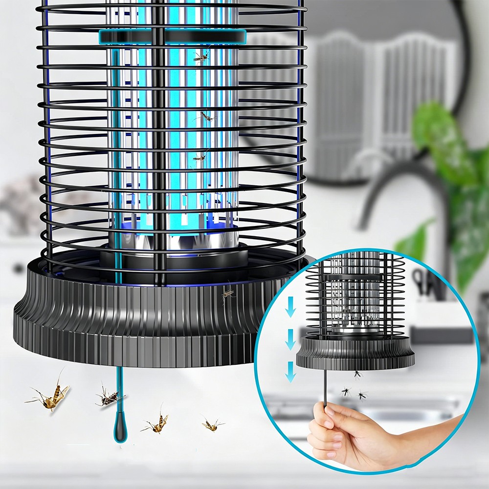 20W Electric Bug Zapper 4500V Mosquito Killer Gnat Insect Trap Indoor Outdoor US