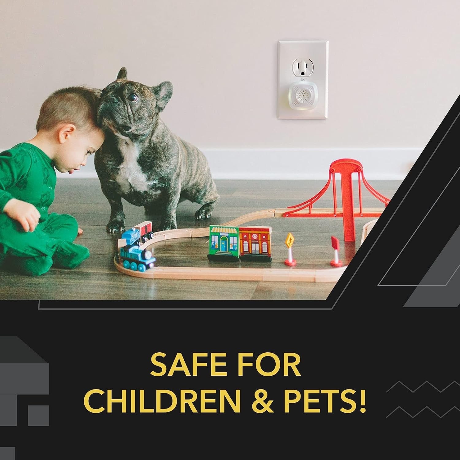 OW-5 Ultrasonic Rodent Repellers 4 Pack – Poison-Free & Child-Safe Solution