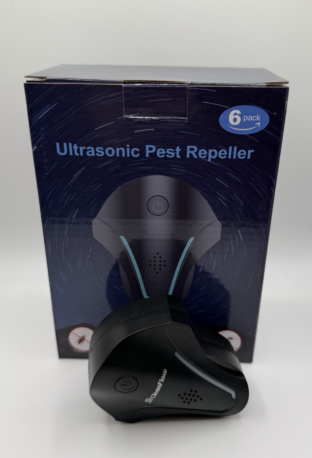 6 Pack Ultrasonic Pest Repeller Plug-In Electronic Insect Rodent Control Indoor