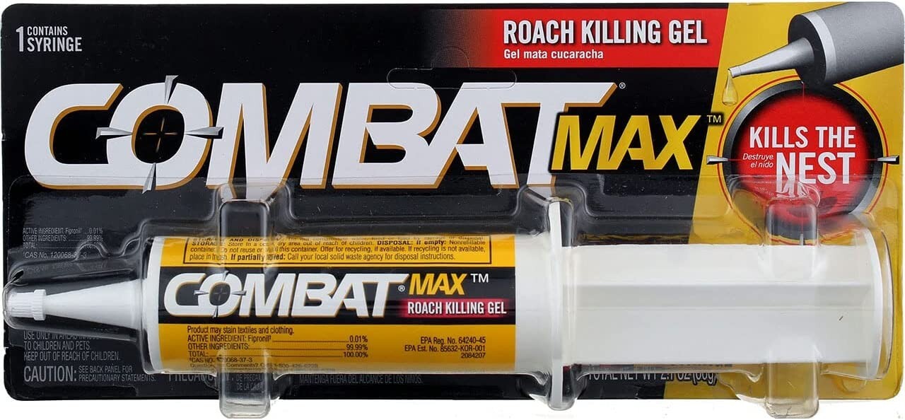 COMBAT MAX One Syringe Fast and Long Residual Action Roach Killing Gel