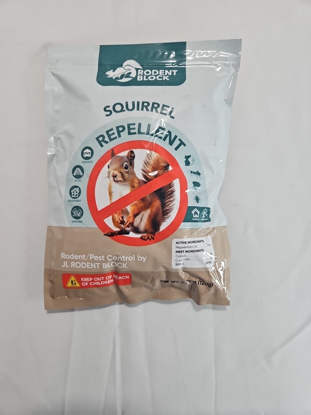 New Rodent Block Pouch 6 Pack Pest Repellent All Natural Ingredients Per Safe