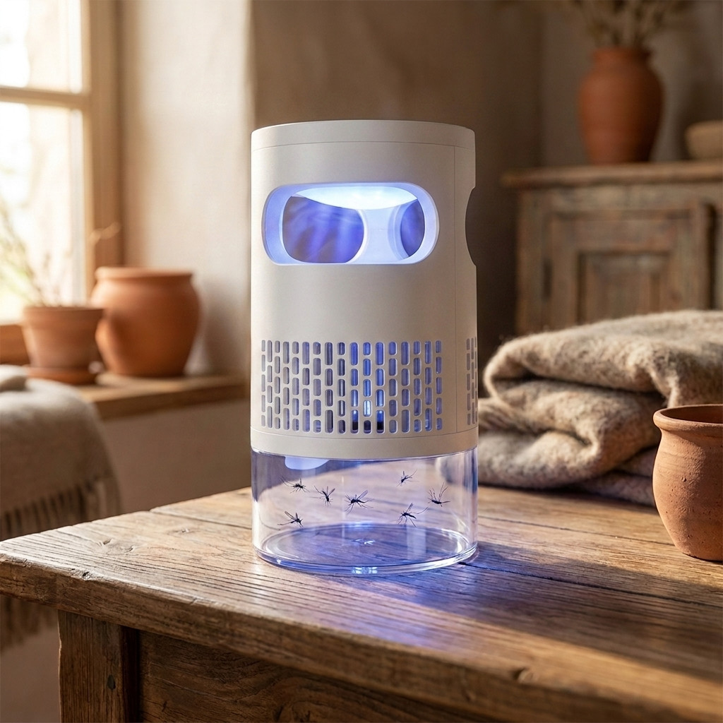 Mosquito Killer Lamp UV Light Trap Fan Suction Insect Bug Zapper Silent