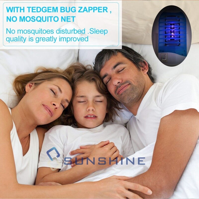 3 Plug in Mosquito Repellent Fly Catcher Mosquito Killing Lamp LED Exterminator