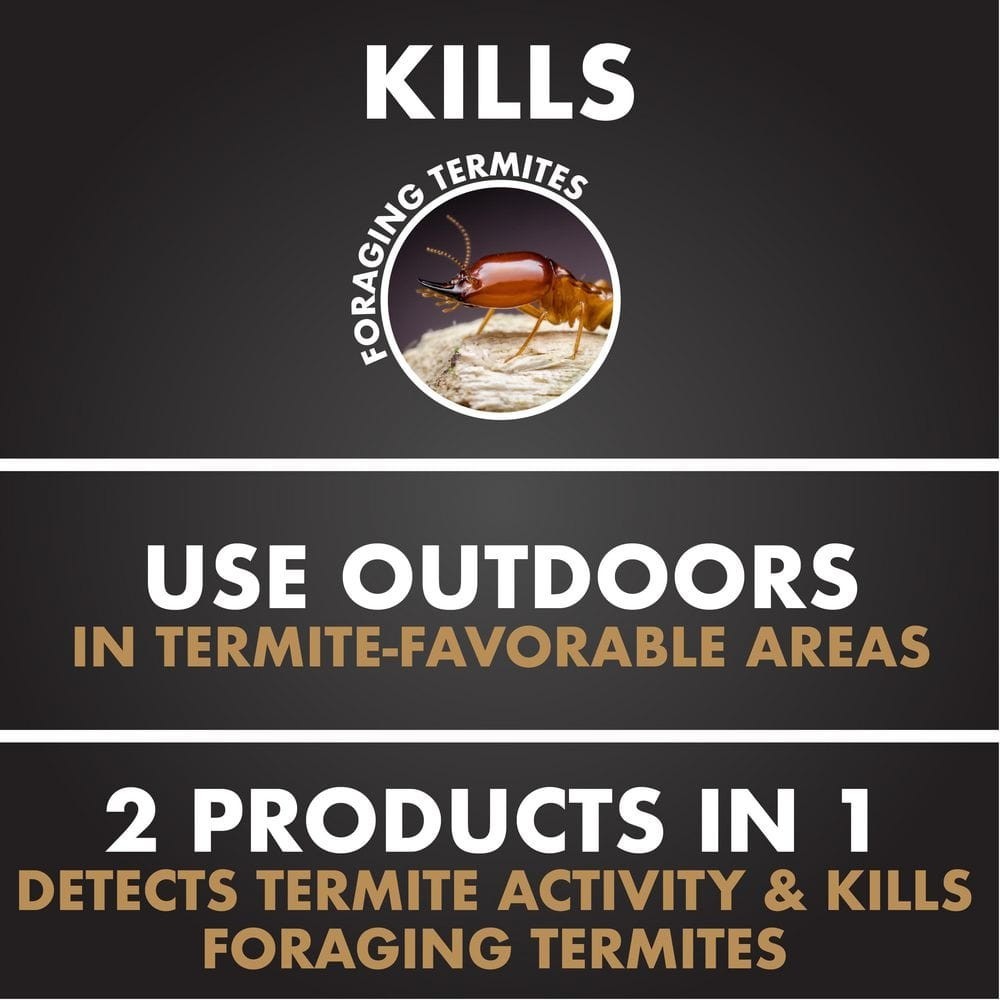 Spectracide Terminate Termite Detection + Killing Stakes Ready-to-Use (15-Count)