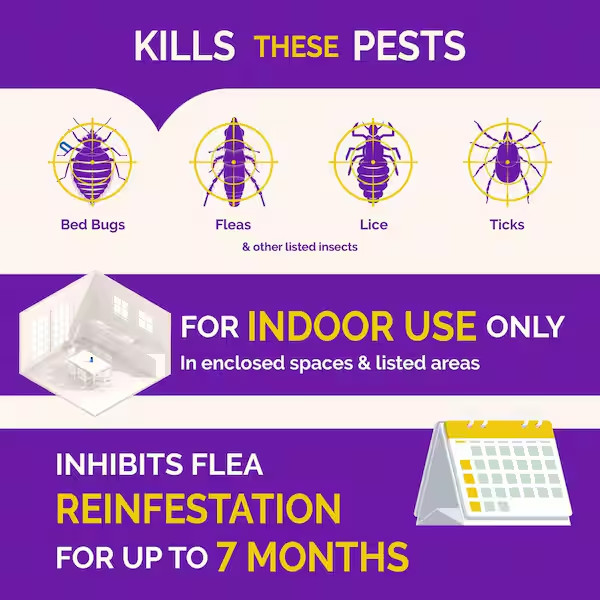 Bed Bug Bomb Insect Fogger Kill Mosquito Flies Fleas Ticks Bed Bugs Killer 3 Pcs
