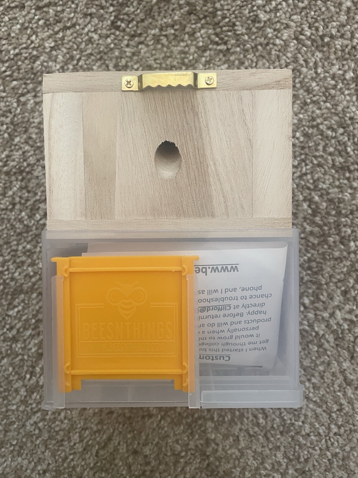 Bees ‘N Things Outdoor Hanging Carpenter Bee Trap Free Shipping Brand New