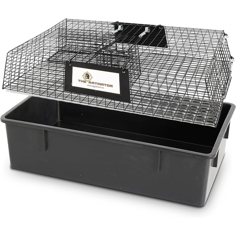 Humane Trapping Cage Small Mammals Easy Catch & Release System Non Electric New