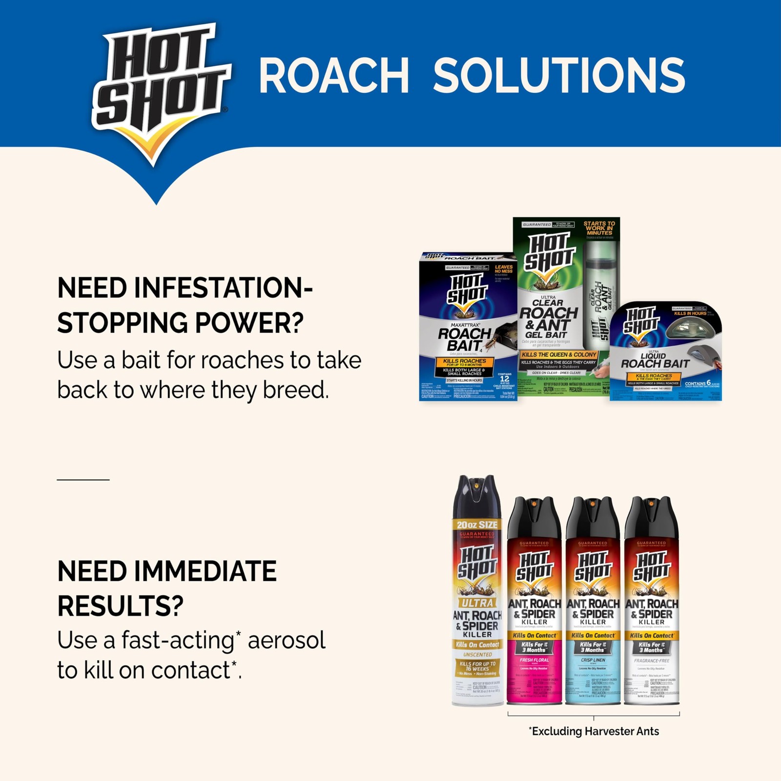 Hot Shot Ultra Clear Roach & Ant Gel Bait, 2.5 1 Count (Pack of 1),