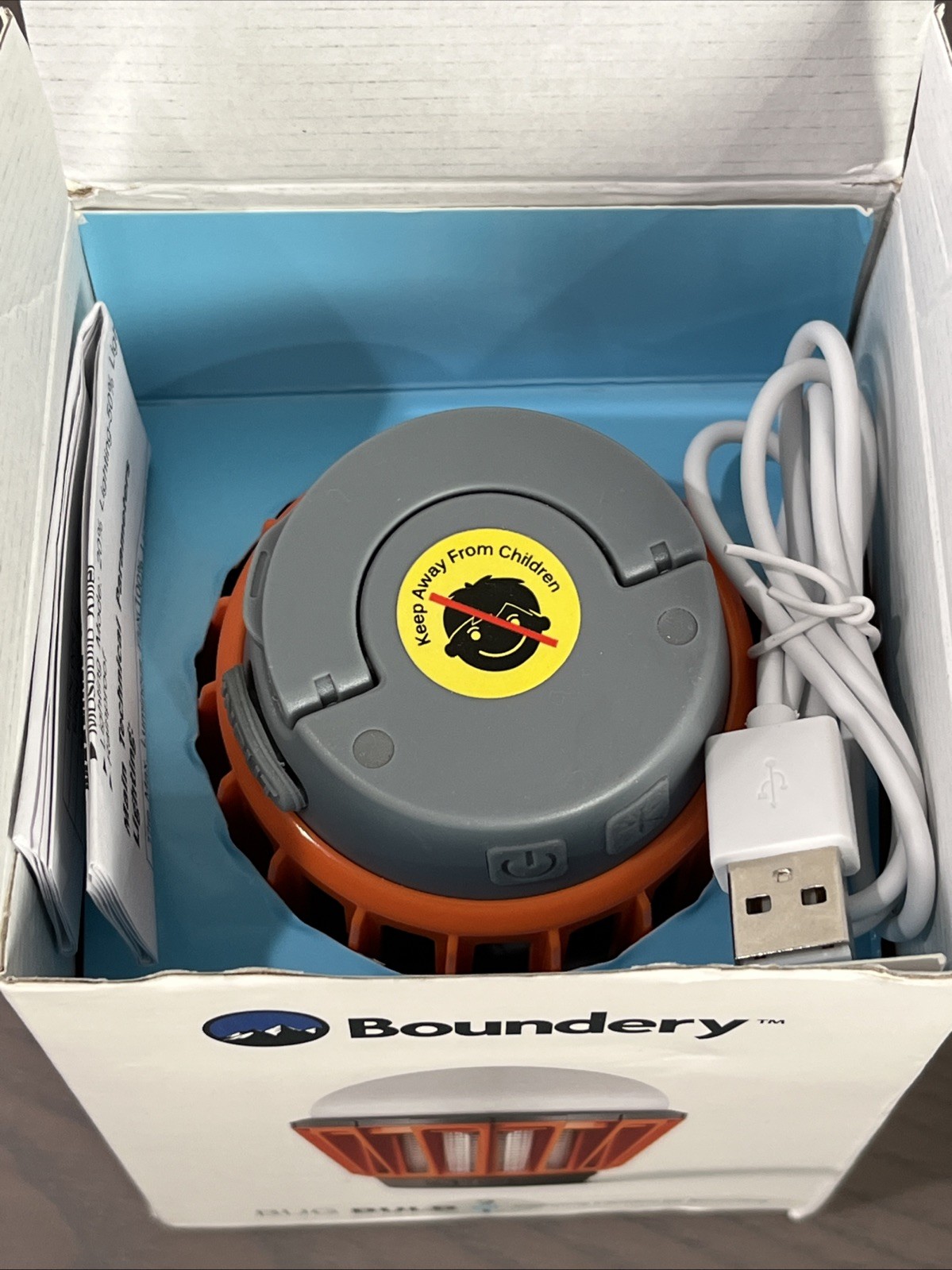 Boundery Bug Bulb 2 in 1 Camping Lantern Electric Bug Zapper Light Bulb NIOB