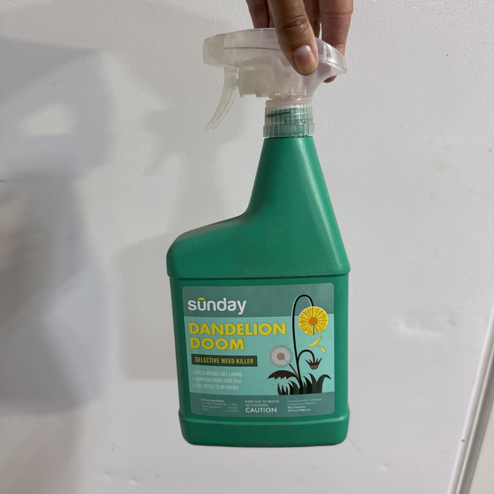 SUNDAY Dandelion Doom Herbicide Spot Treatment – Kills Weed Not Lawns! – NEW!