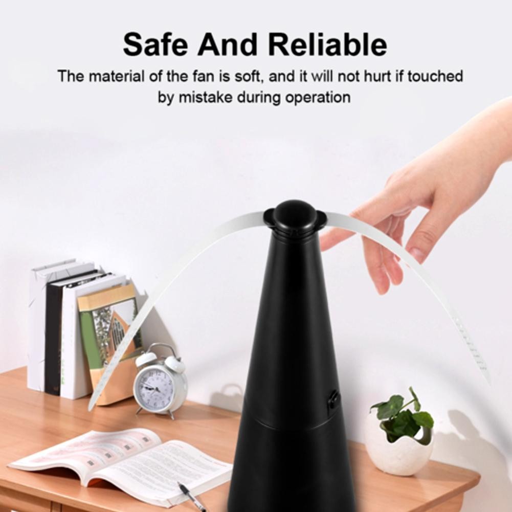2 SET Fan Fly Repeller For Food Tables Indoor Outdoor Soft Fan Blades Picnic NEW