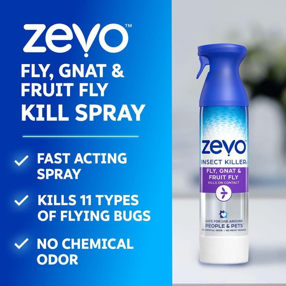 ZEVO 10 oz. Fly, Gnat and Fruit Fly Insect Killer Spray