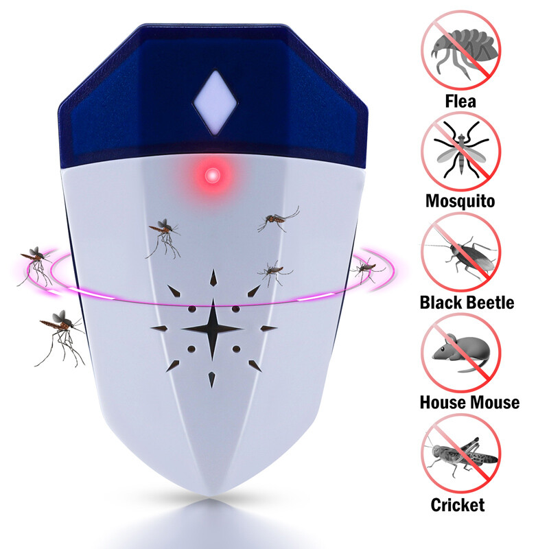 1-8X Ultrasonic Pest Control Repeller US Plug-in Reject Rat Mouse Mice Spider US