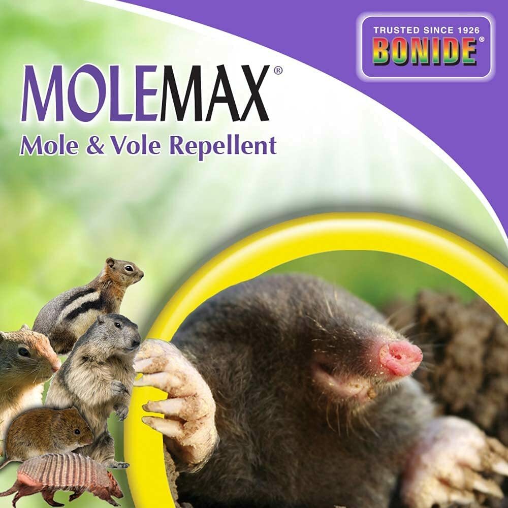 Bonide 692150 Mole Max and Vole Repellent Granules, 10-Pound