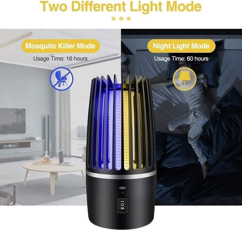 Electric Fly Gnat Killer Lamp Pests Fly Insect Trap Mosquito Bug Zapper