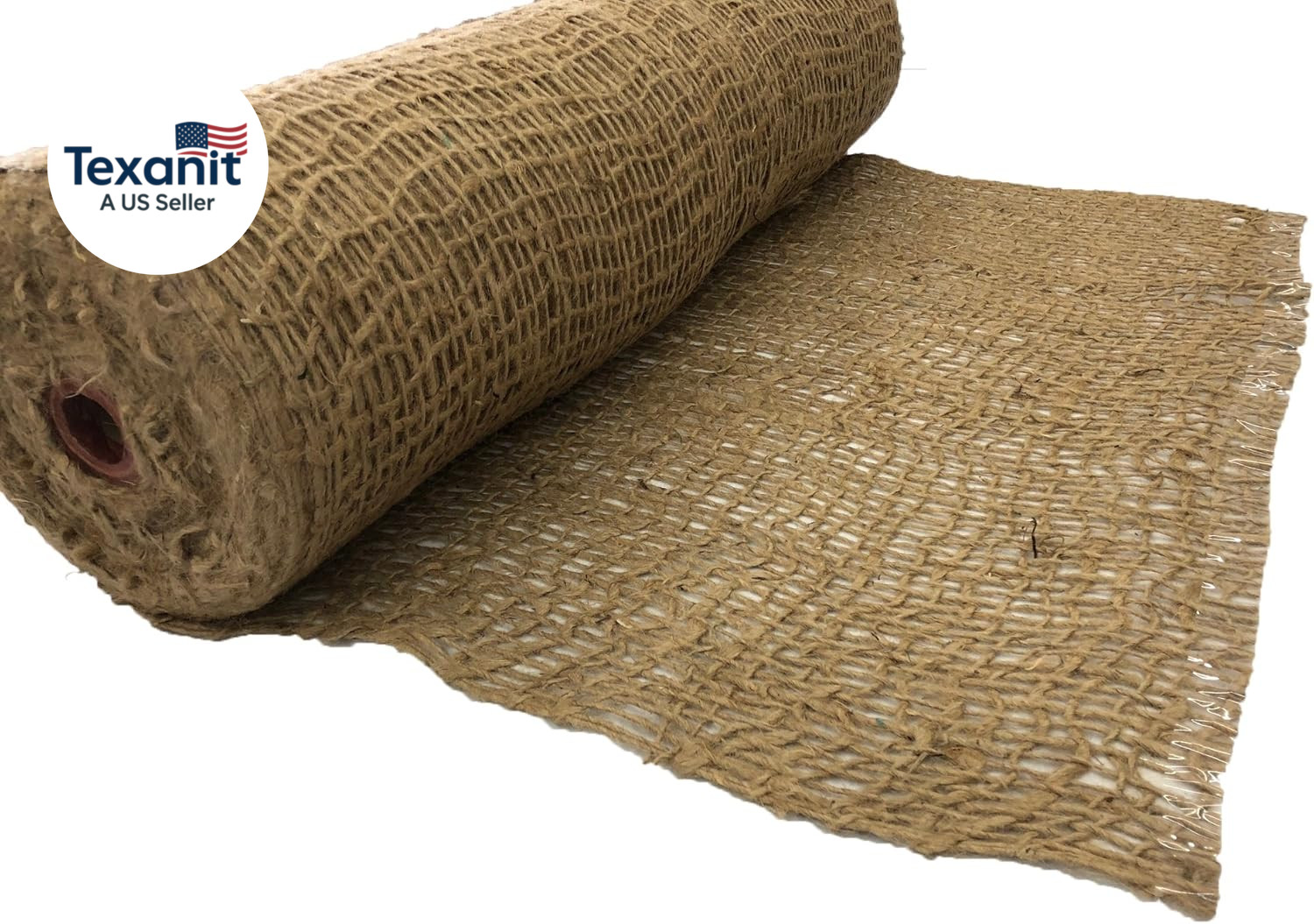 Jute Erosion Control, Soil Saver Mesh Blanket – 48″ Wide X 20 Yards (60 Feet Lon