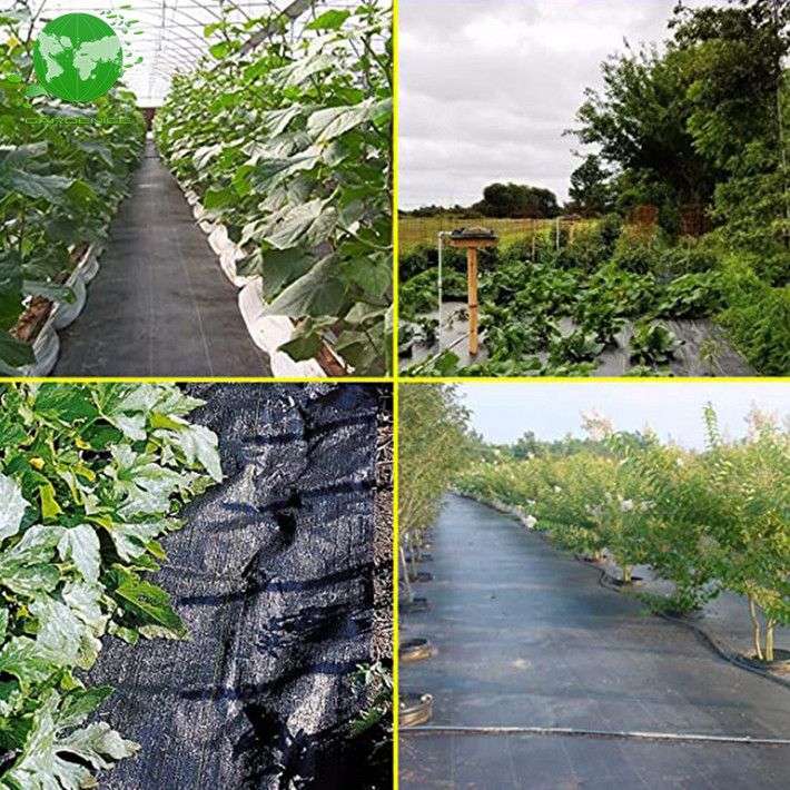 4×300FT Polypropylene 3.2 Ounce Weed Cover Weed Barrier Fabric Ground Landscape