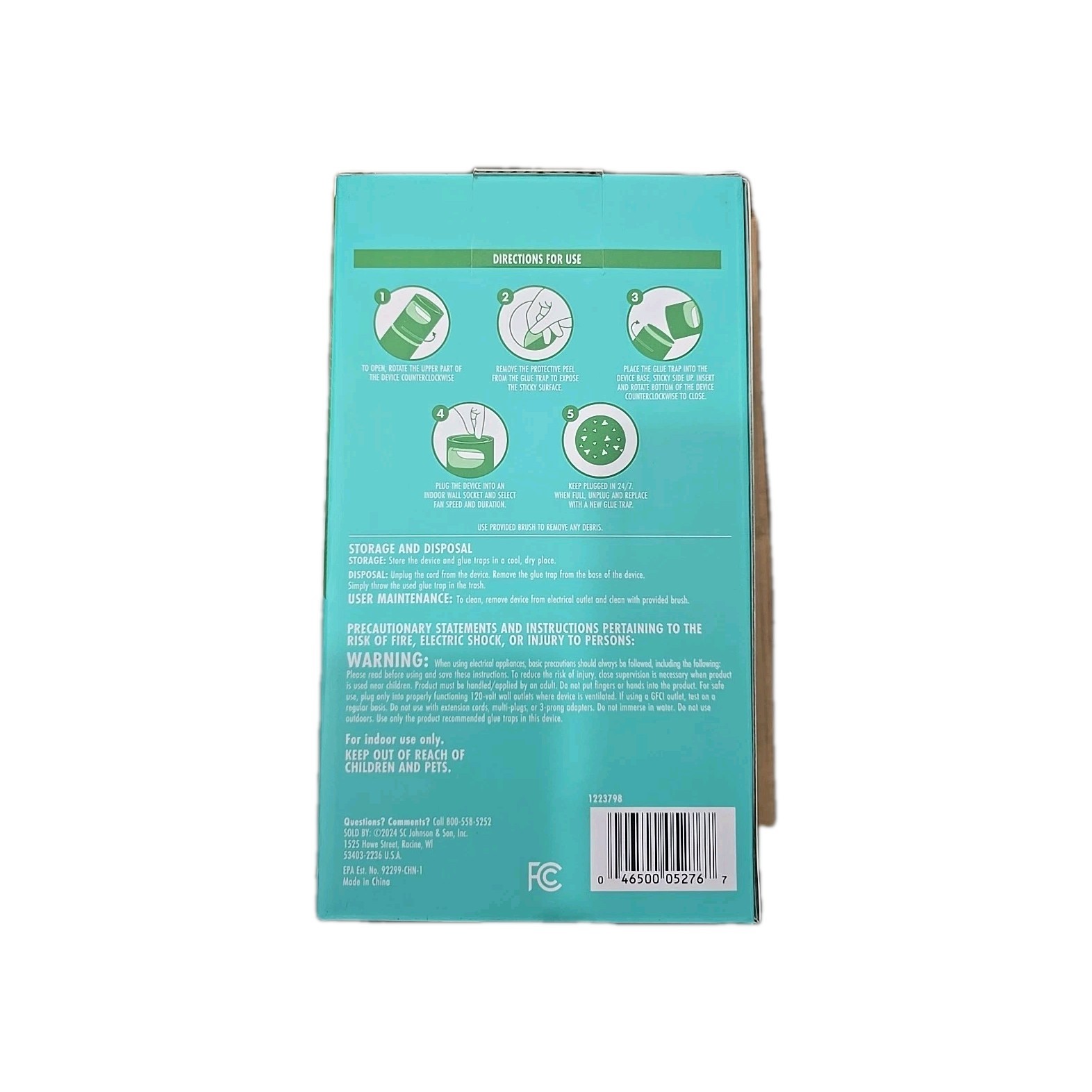 STEM Flying Insects Fan Trap Starter Kit: 1 Device + 5 Glue Traps