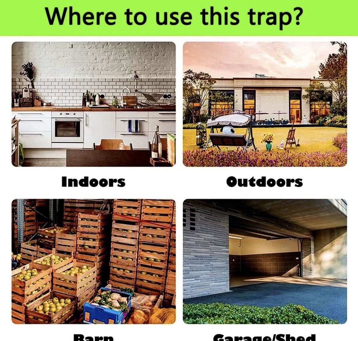Mouse Rat Trap Flip & Slide Mouse Trap Bucket Catcher Mousetrap Slide Bucket Lid